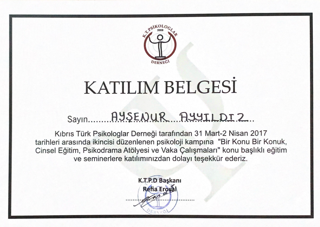 Çalışma ortamı 1