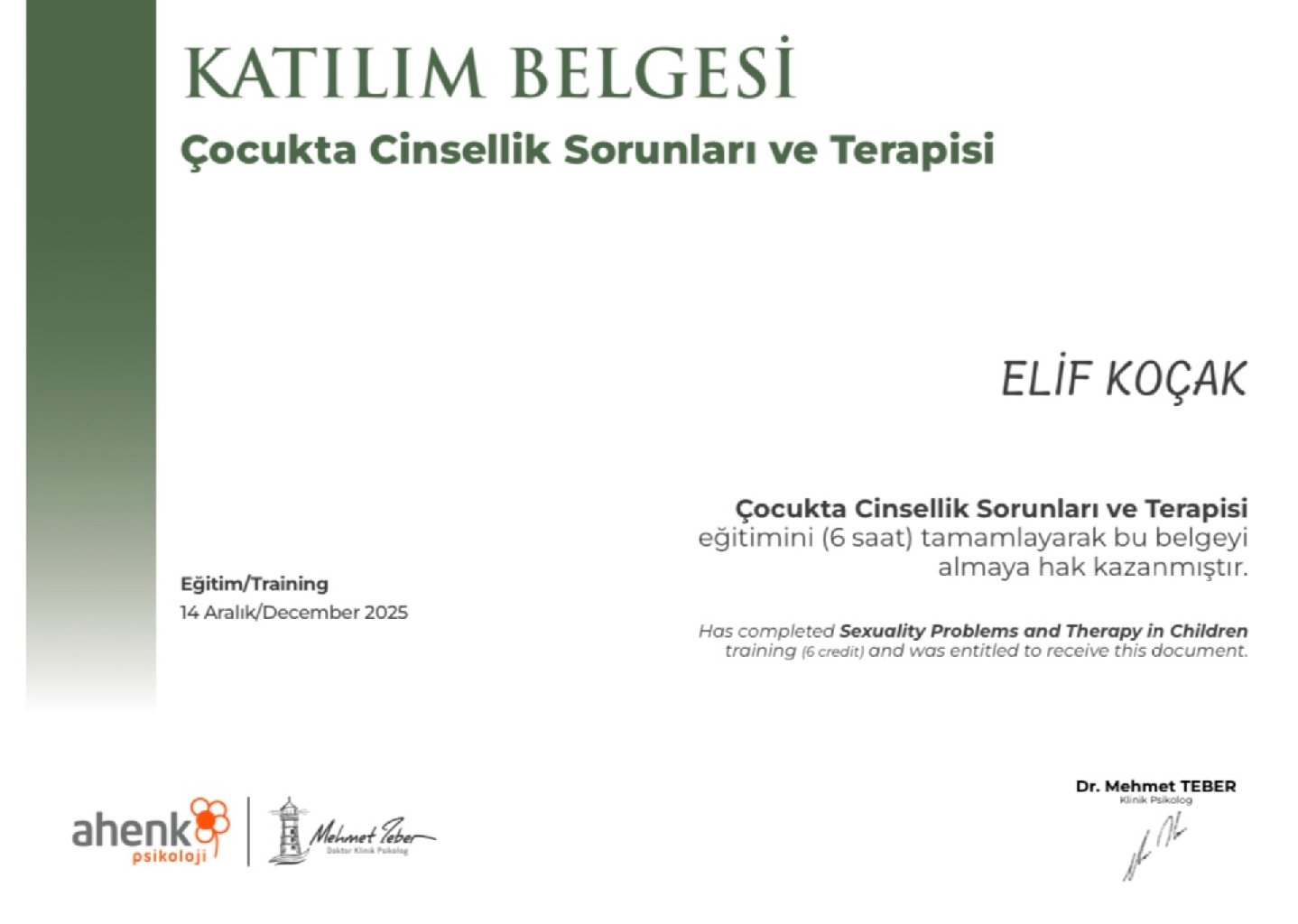 Çalışma ortamı 6