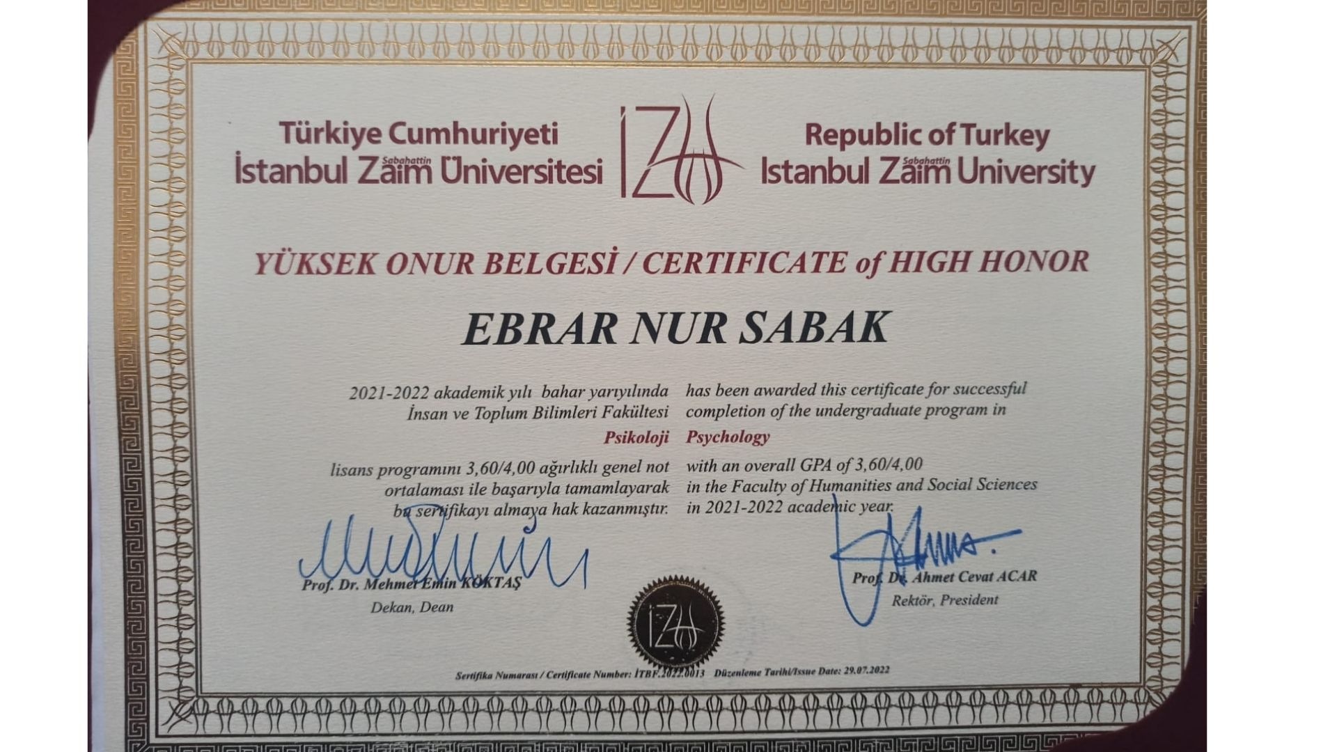 Çalışma ortamı 1