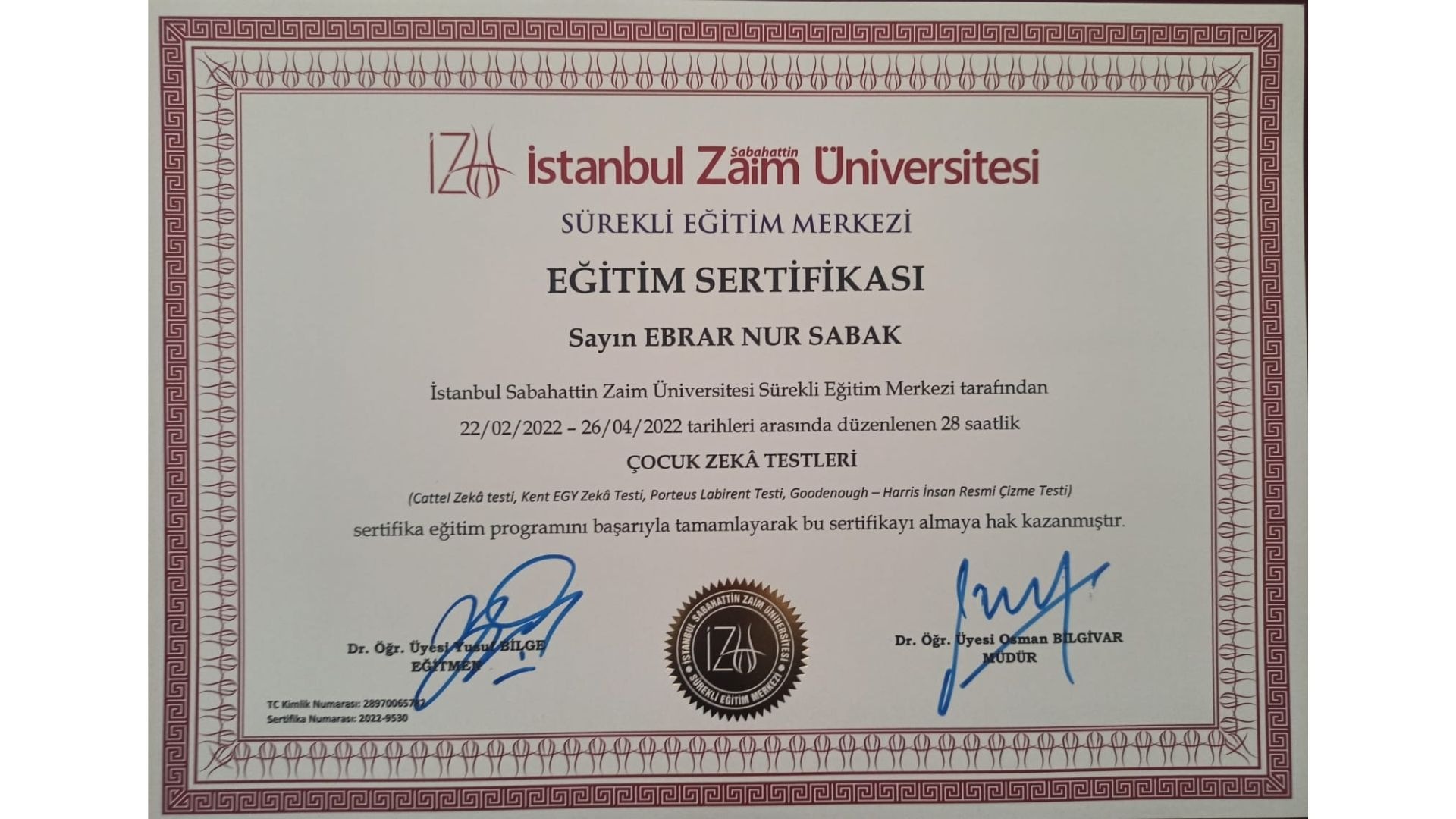 Çalışma ortamı 6