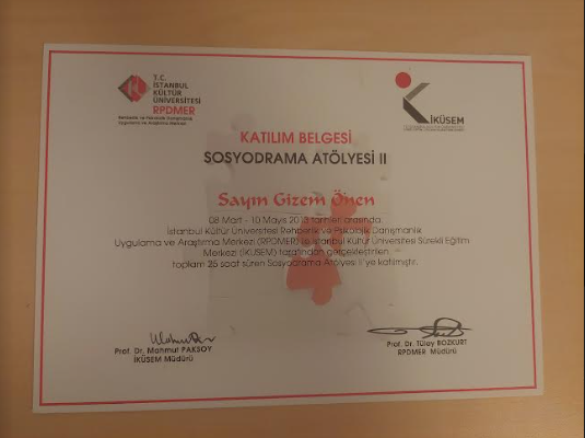 Çalışma ortamı 1