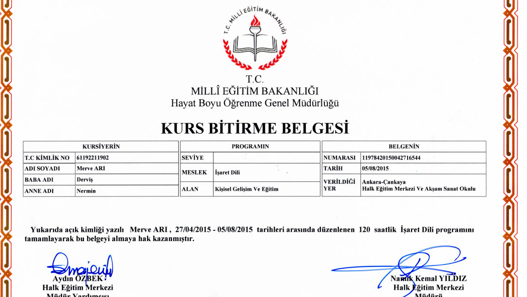 Çalışma ortamı 3