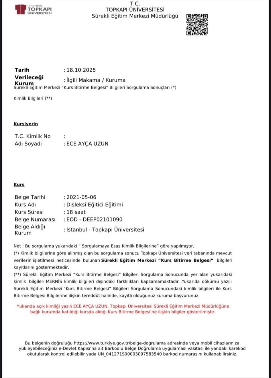 Çalışma ortamı 6