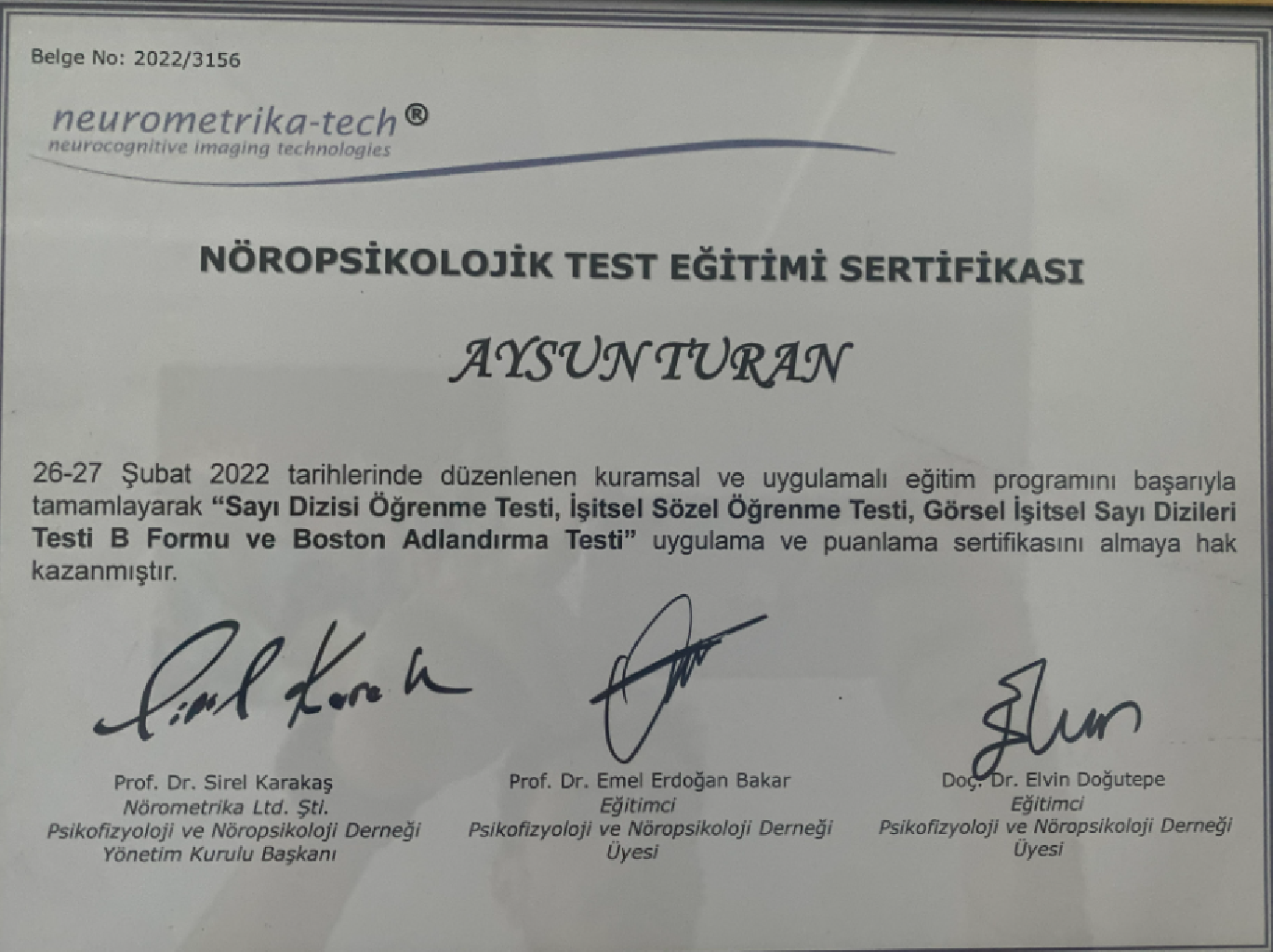 Çalışma ortamı 6