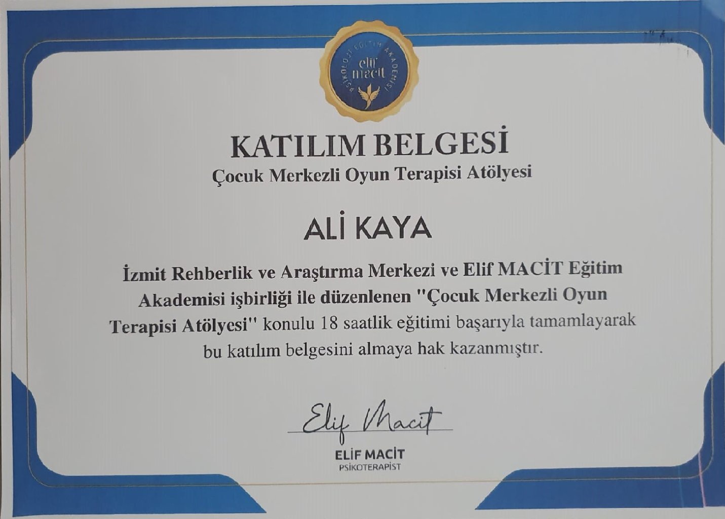 Çalışma ortamı 1