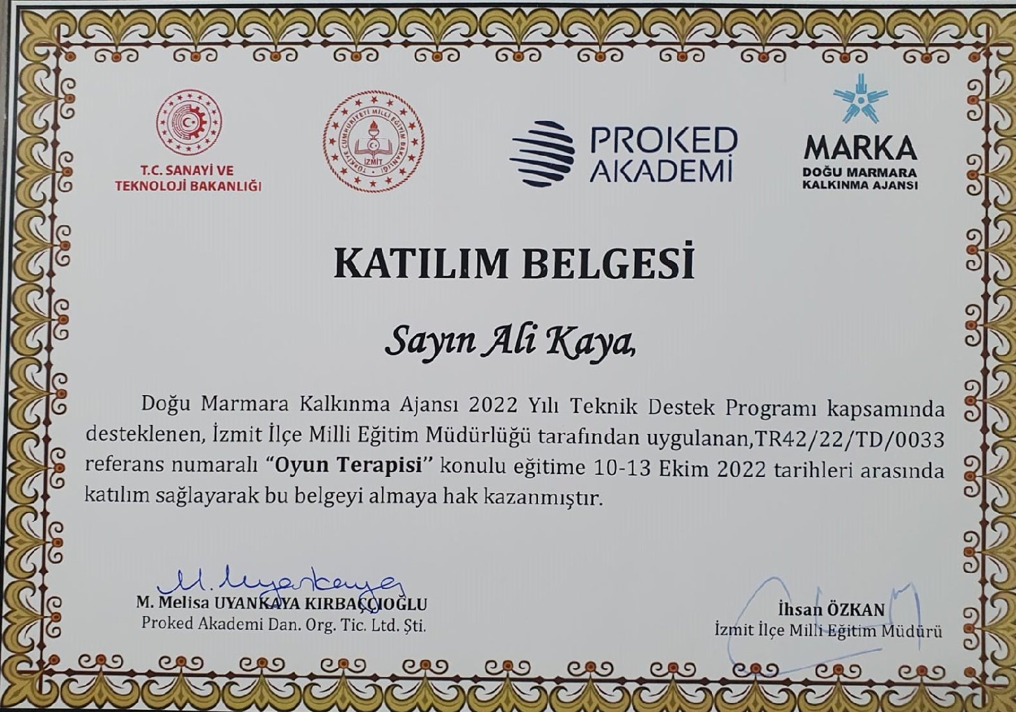 Çalışma ortamı 6