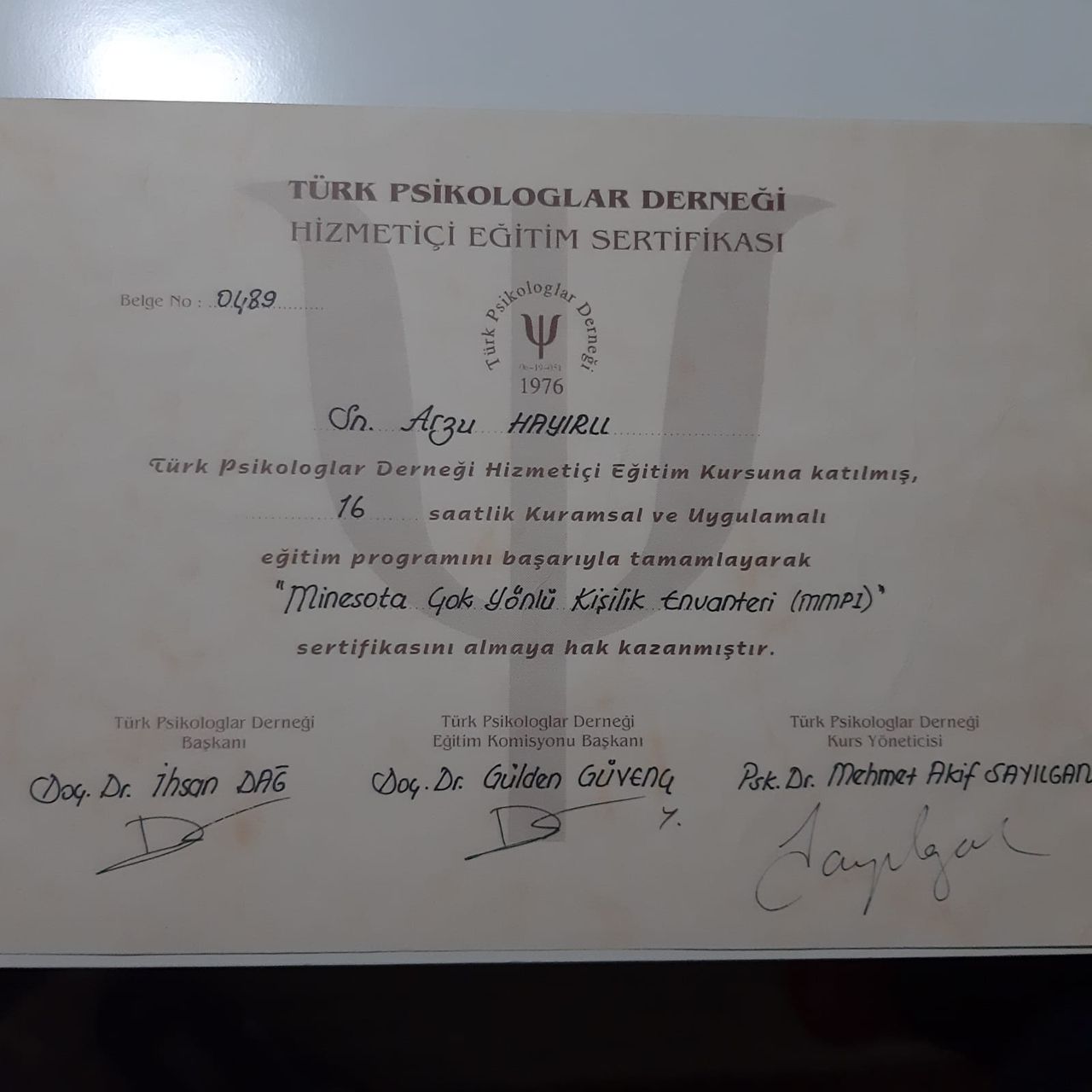 Çalışma ortamı 1