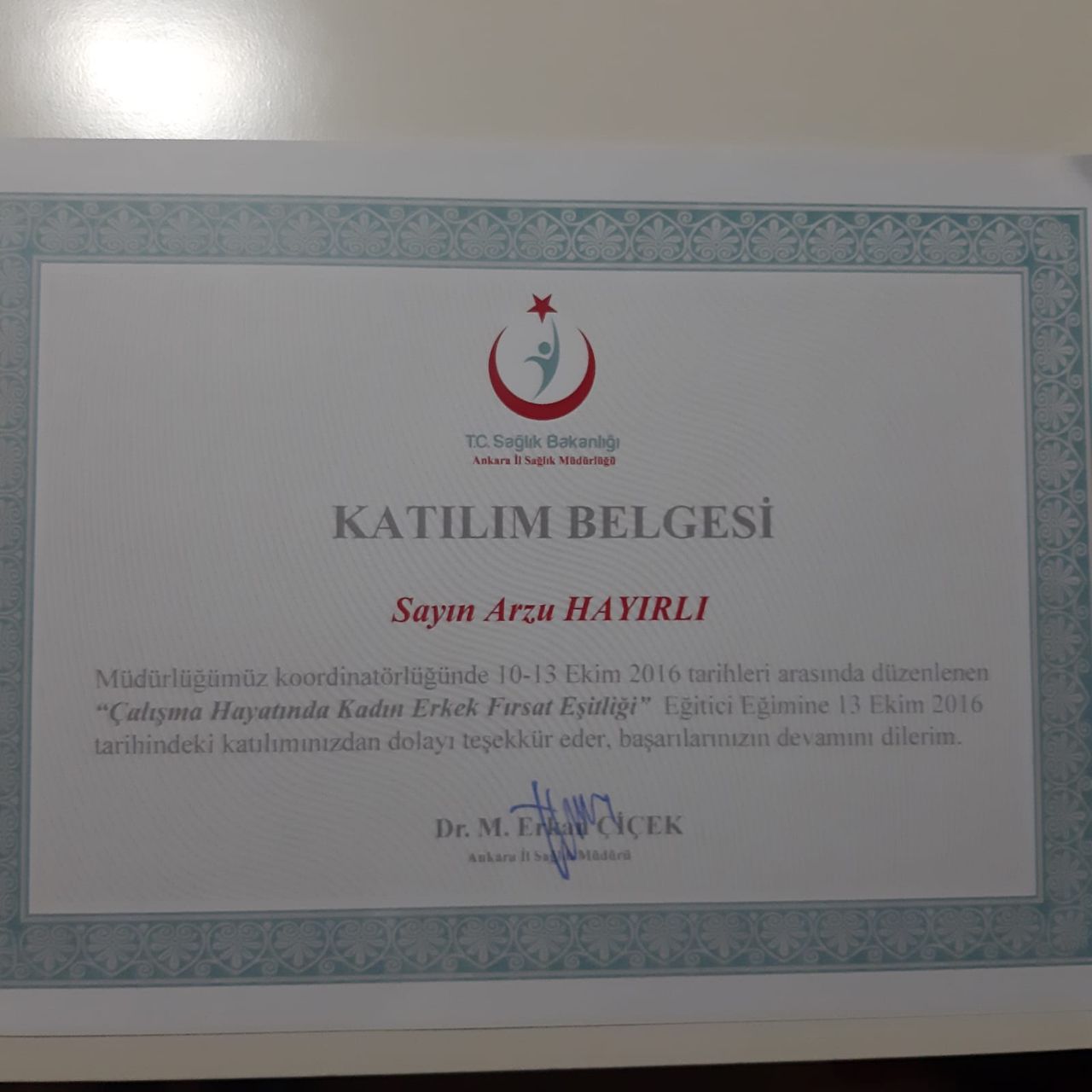 Çalışma ortamı 6