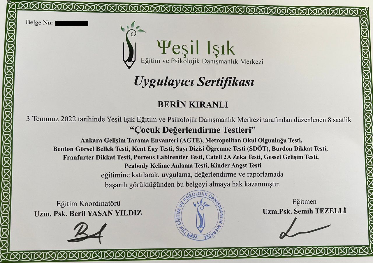 Çalışma ortamı 6