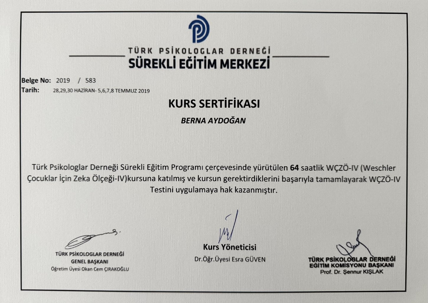 Çalışma ortamı 3