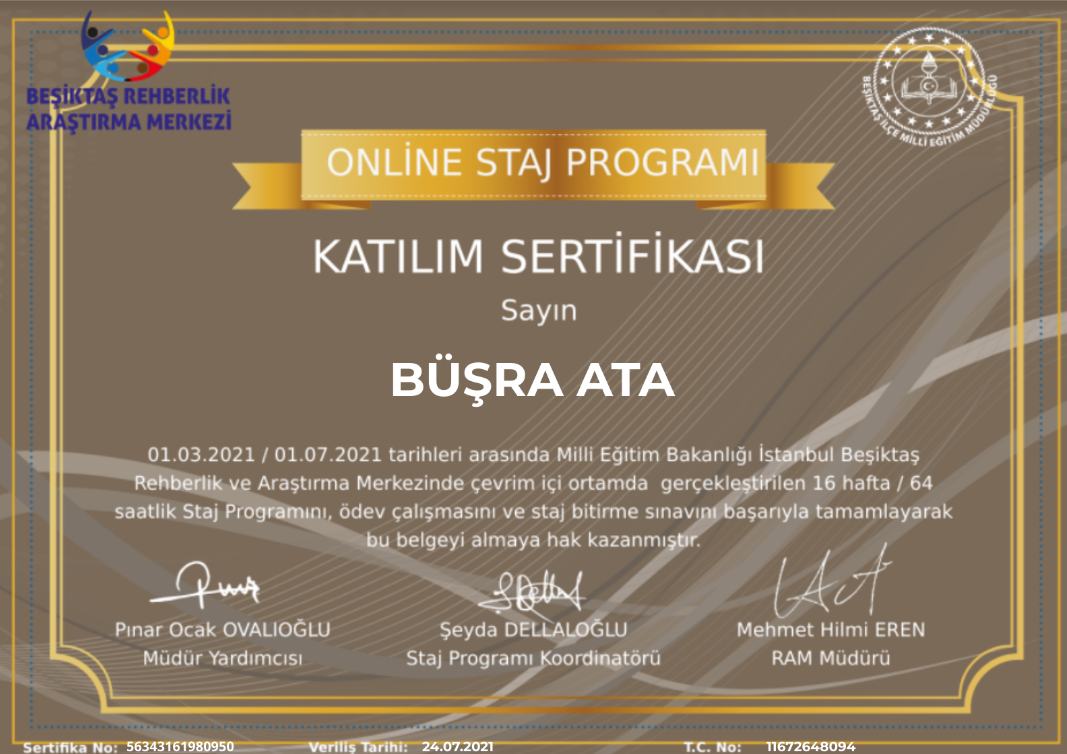Çalışma ortamı 1