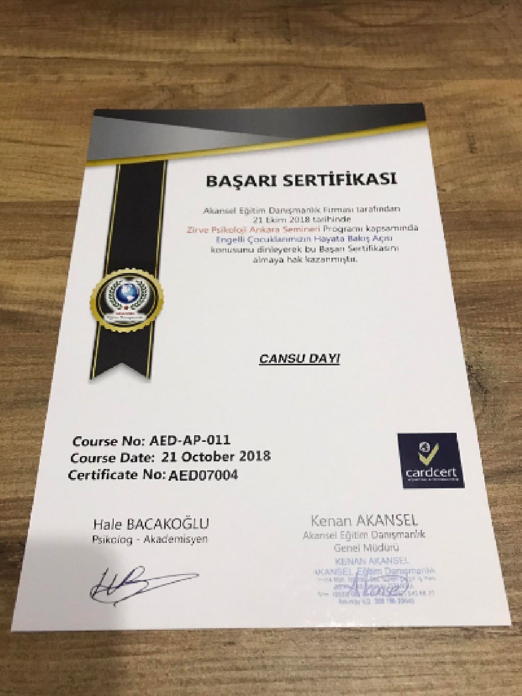 Çalışma ortamı 1