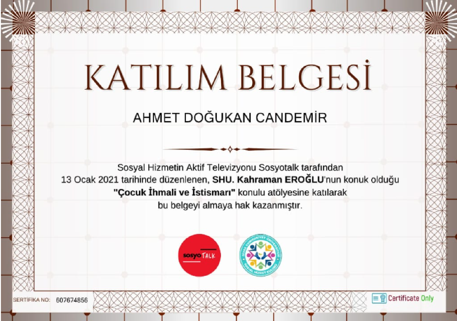 Çalışma ortamı 3
