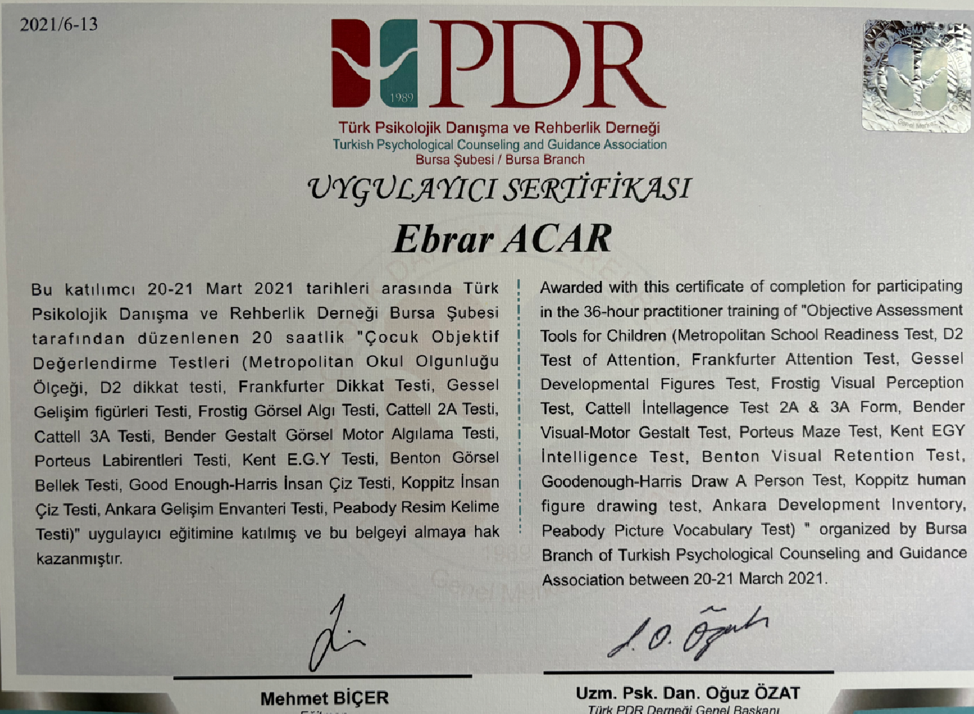 Çalışma ortamı 5