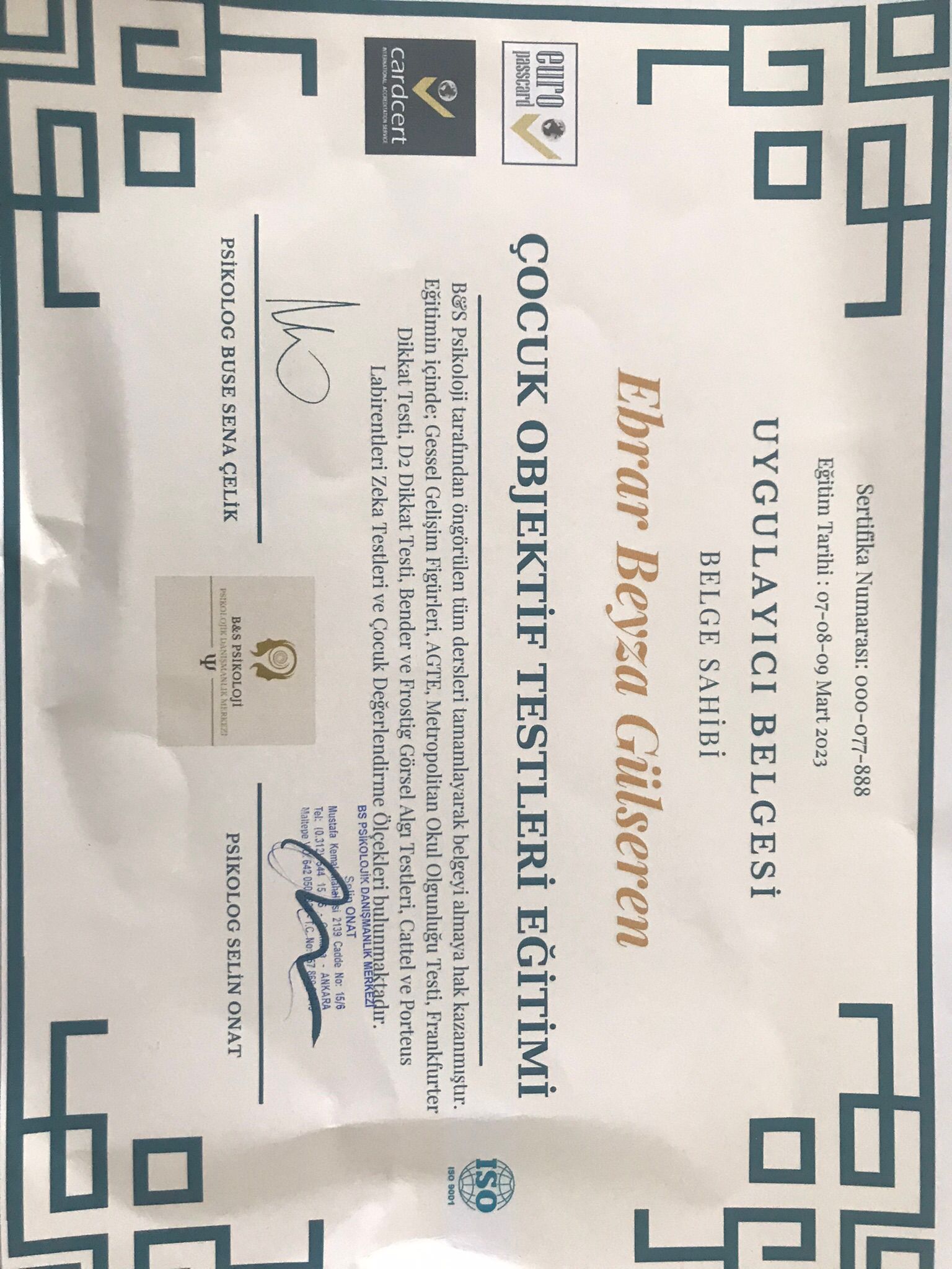 Çalışma ortamı 1