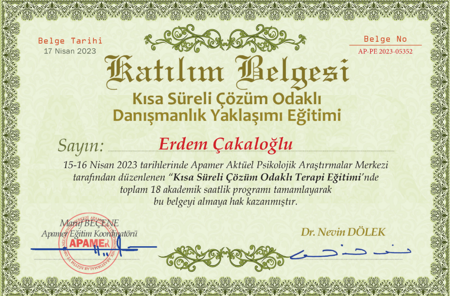 Çalışma ortamı 1