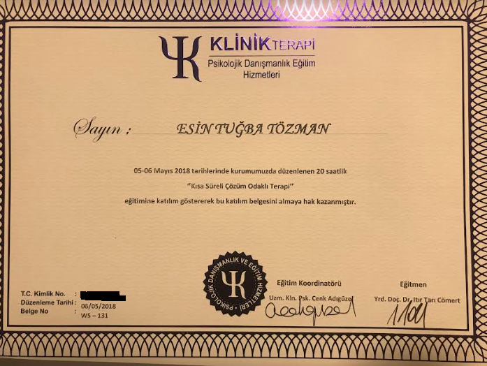 Çalışma ortamı 1