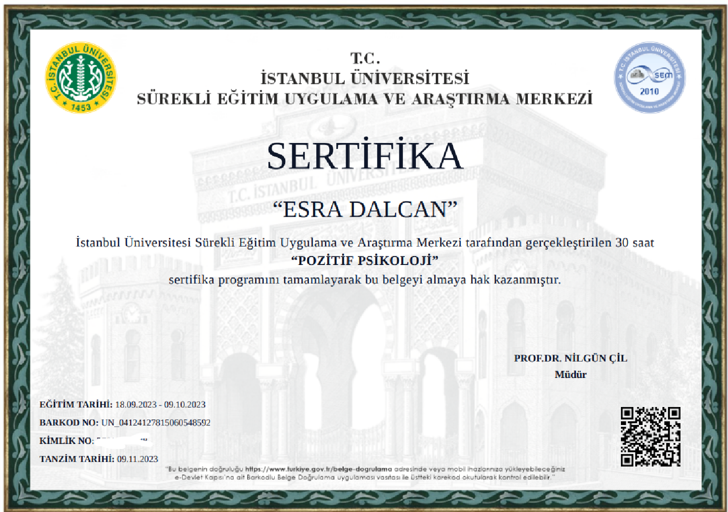 Çalışma ortamı 1