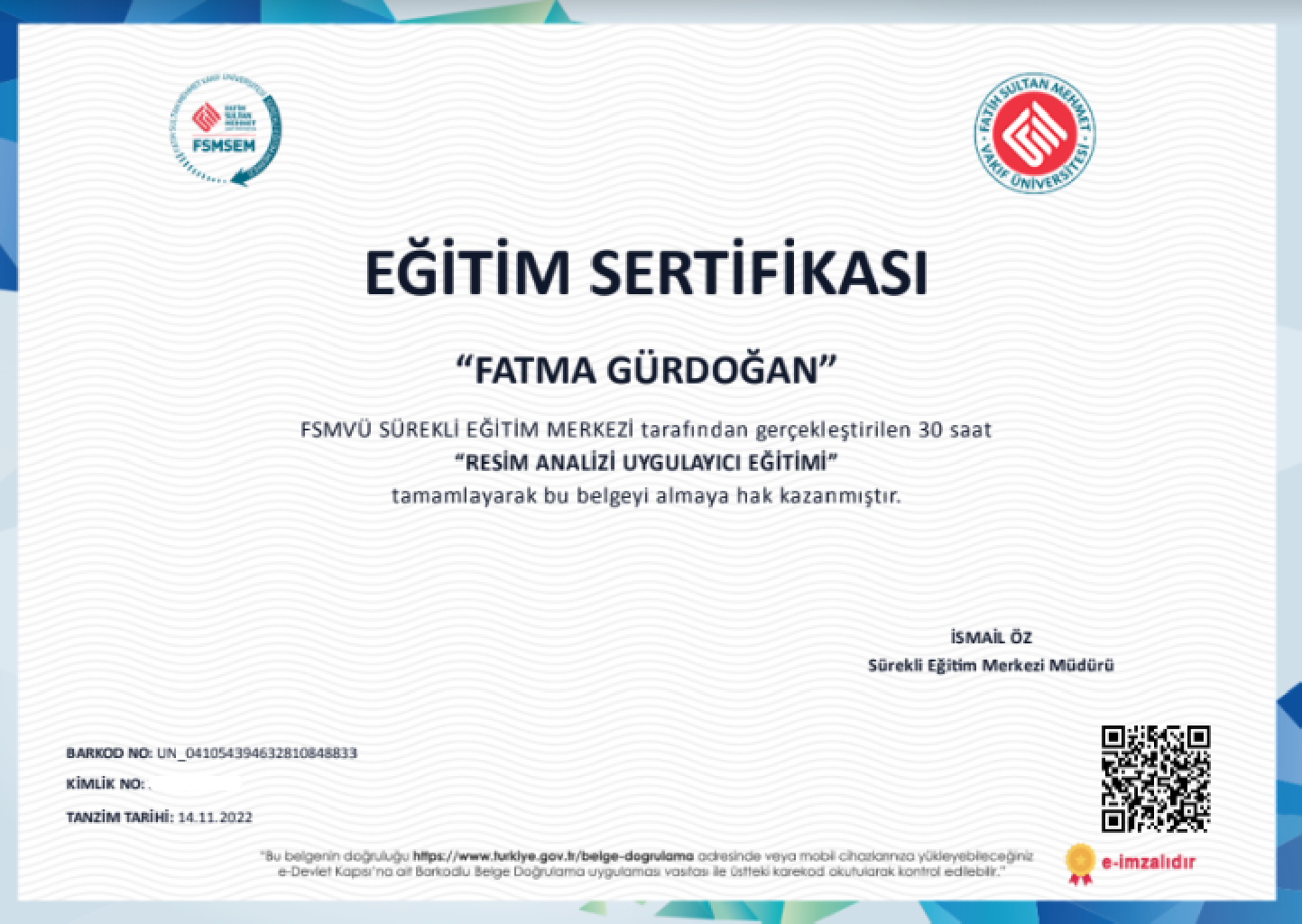 Çalışma ortamı 6
