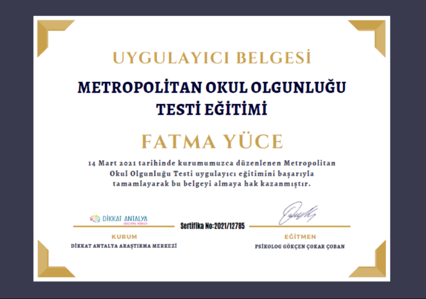 Çalışma ortamı 6