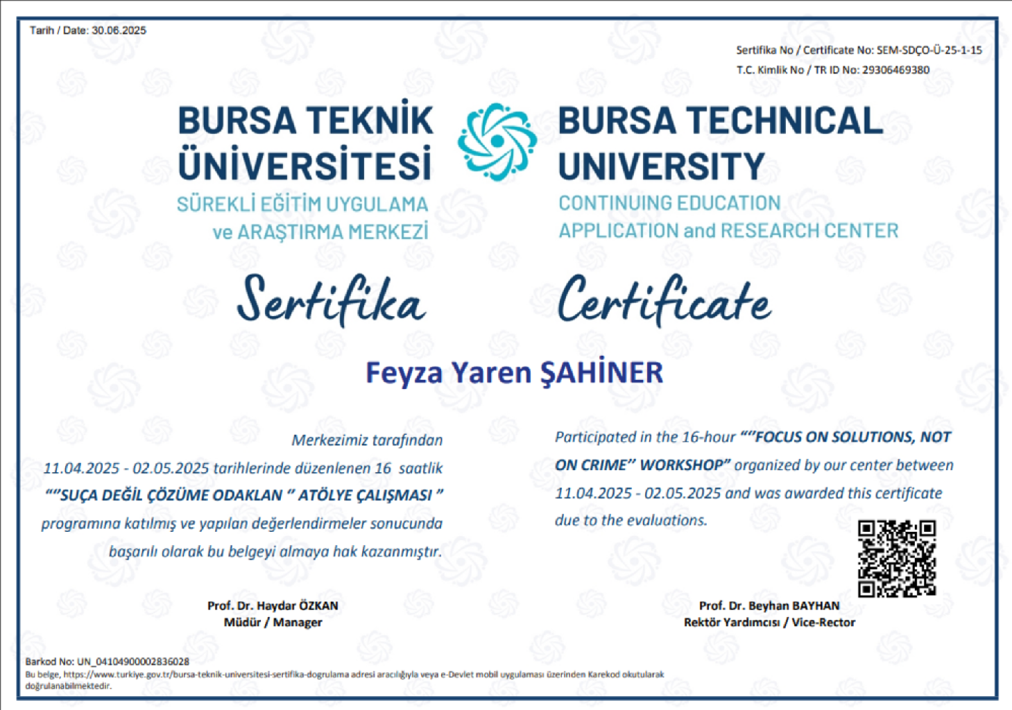 Çalışma ortamı 4