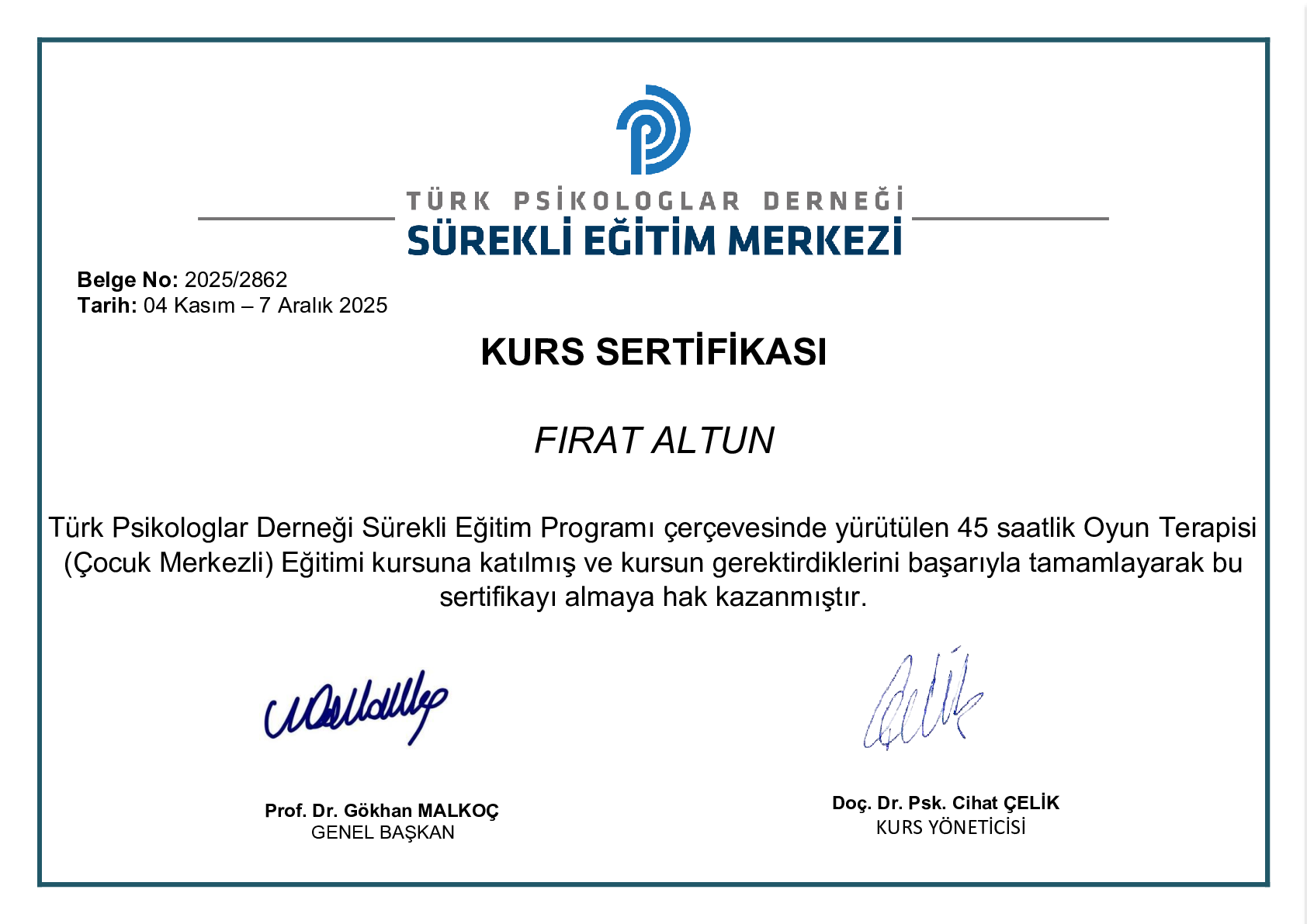 Çalışma ortamı 1