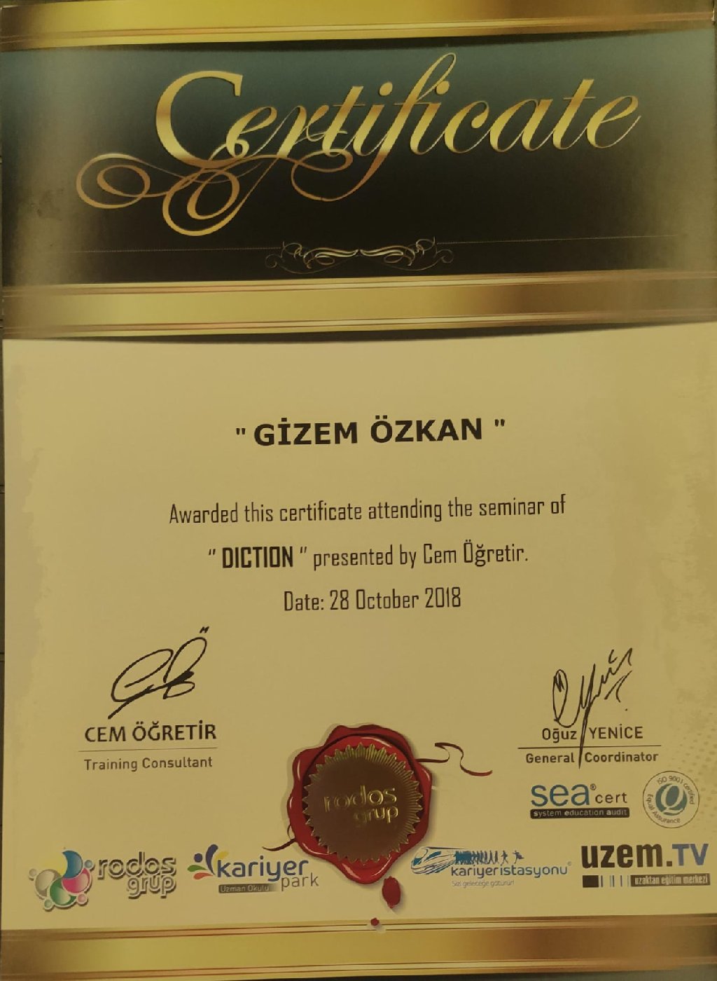 Çalışma ortamı 2