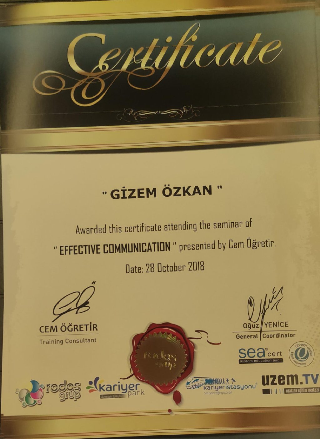 Çalışma ortamı 3