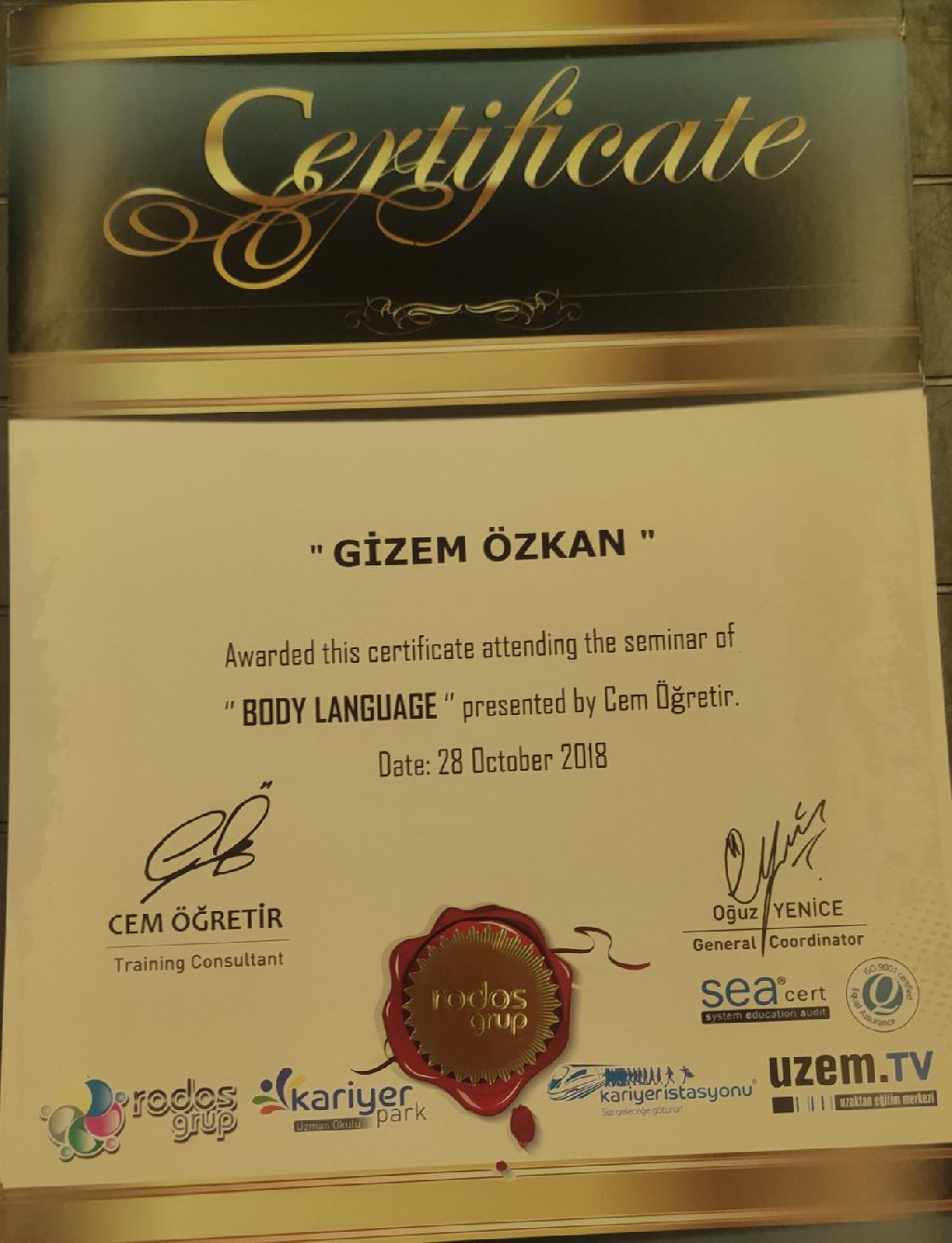 Çalışma ortamı 4