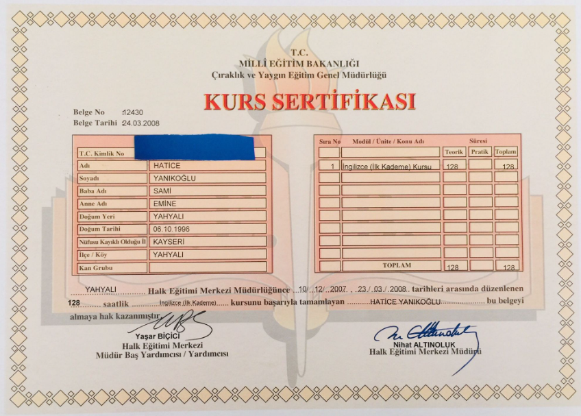 Çalışma ortamı 1