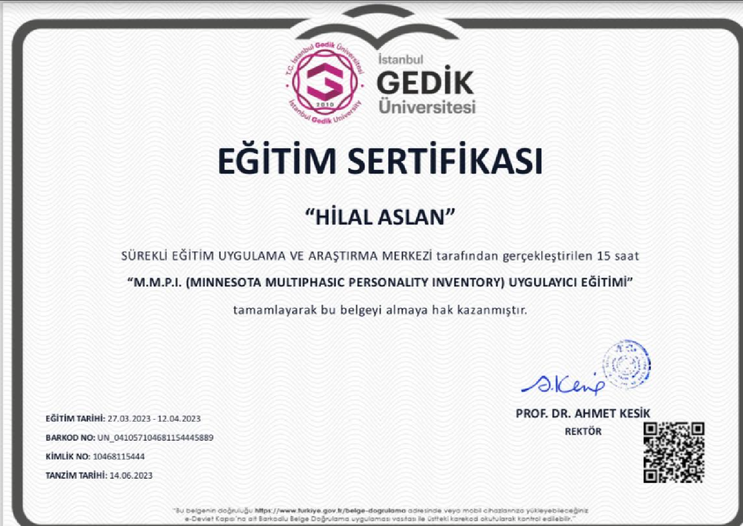 Çalışma ortamı 6
