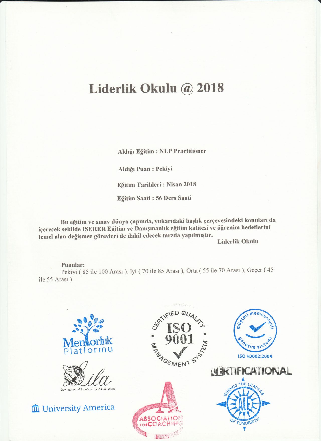 Çalışma ortamı 3