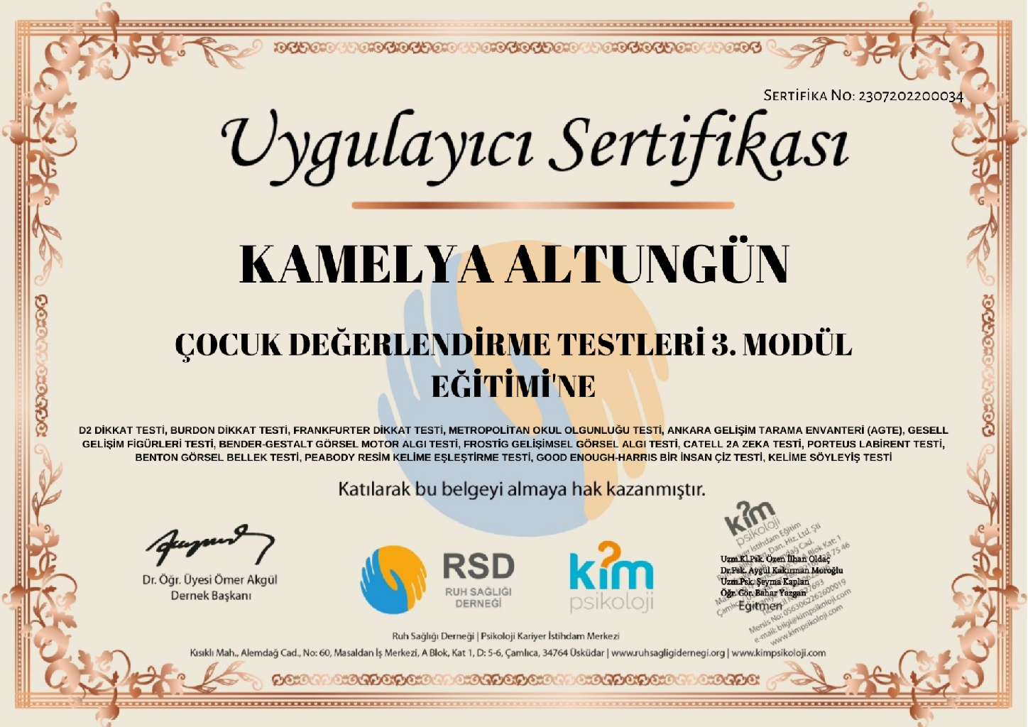 Çalışma ortamı 3