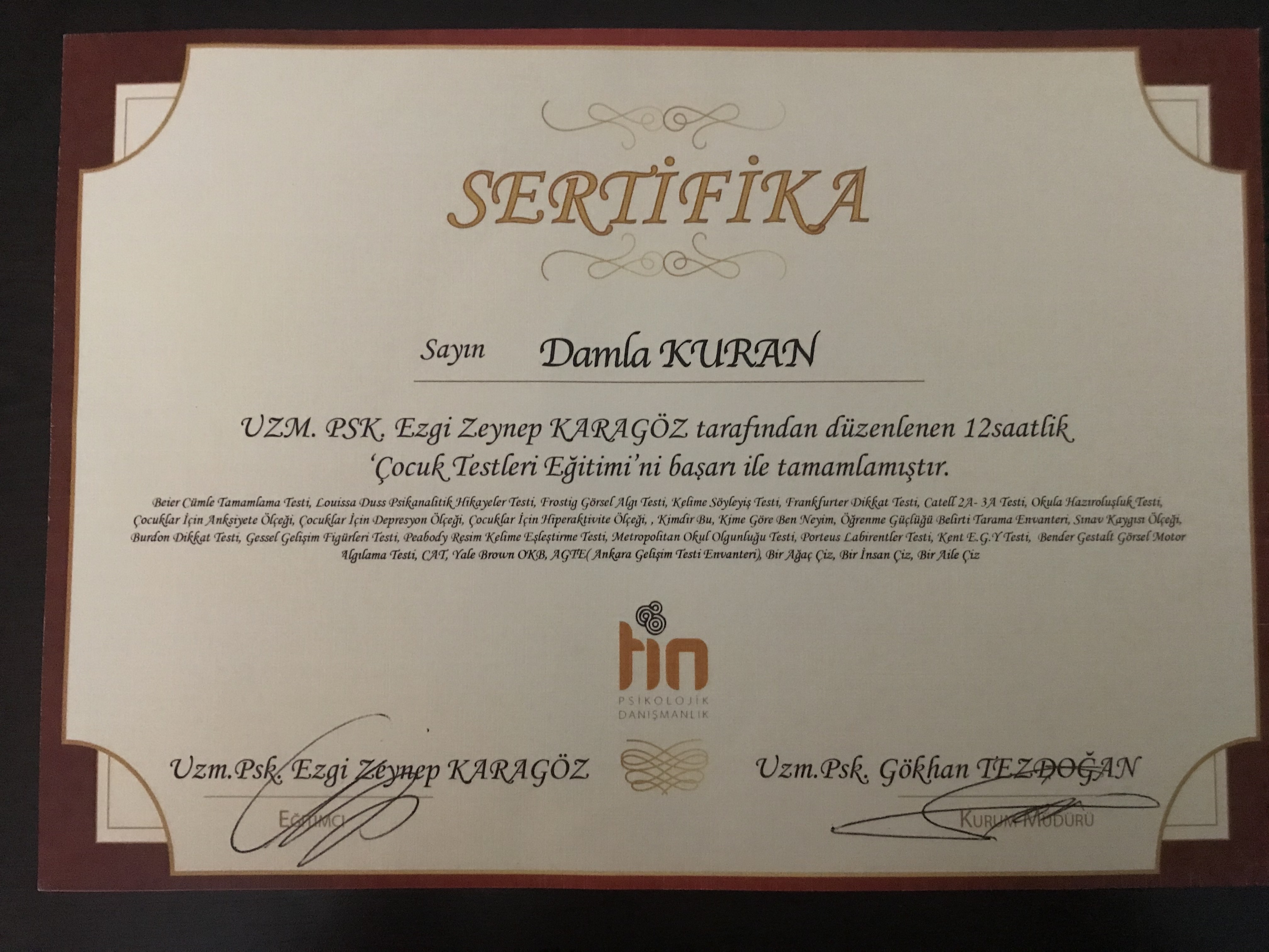 Çalışma ortamı 2