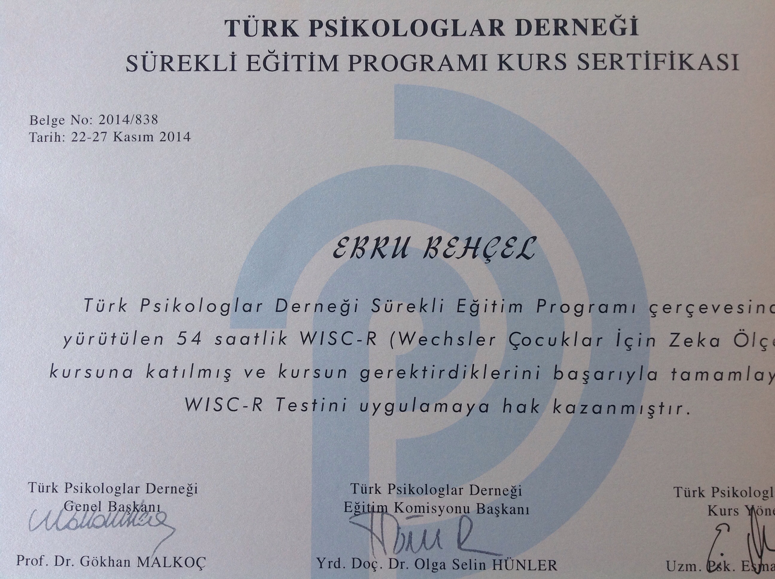 Çalışma ortamı 5