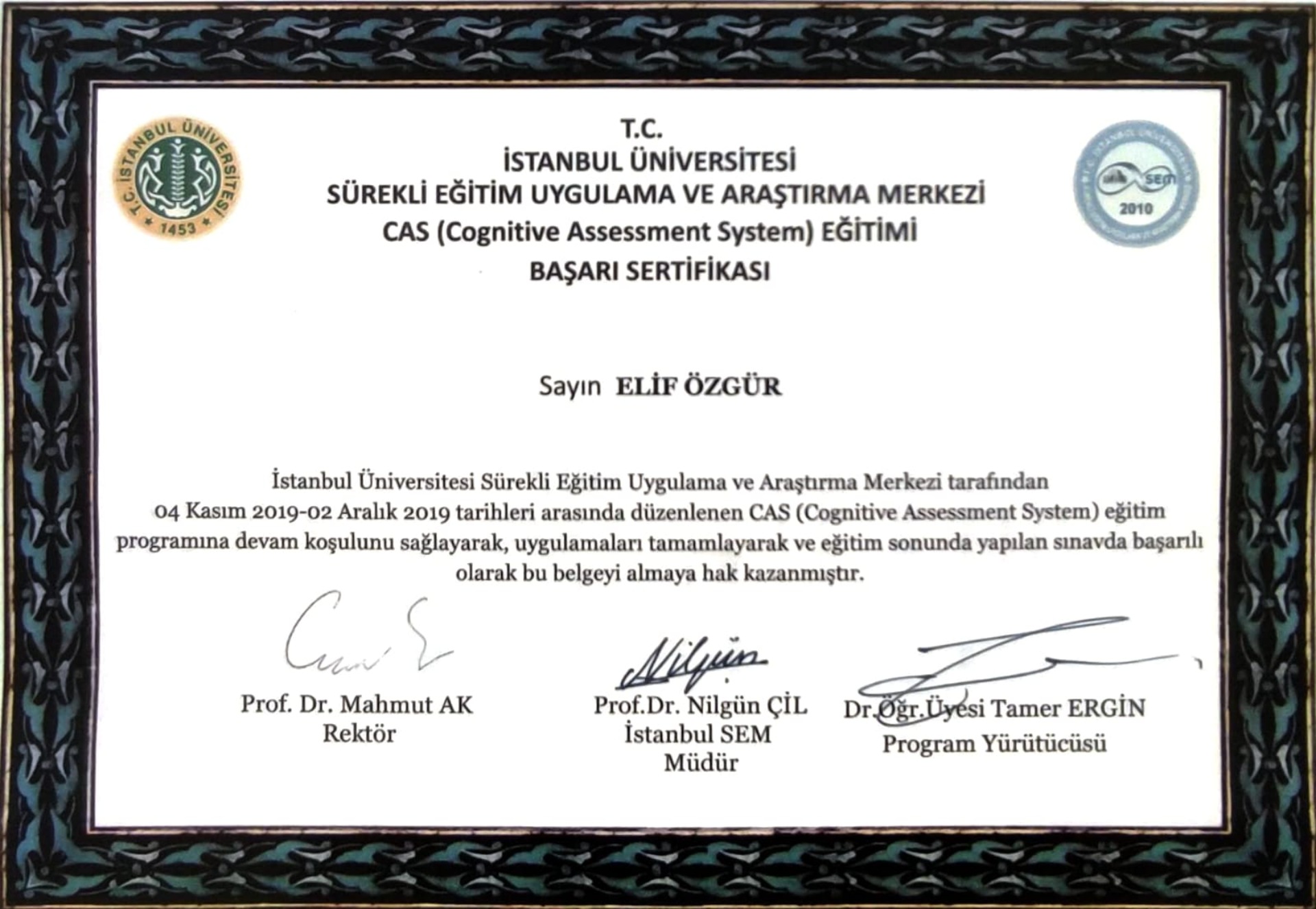 Çalışma ortamı 6