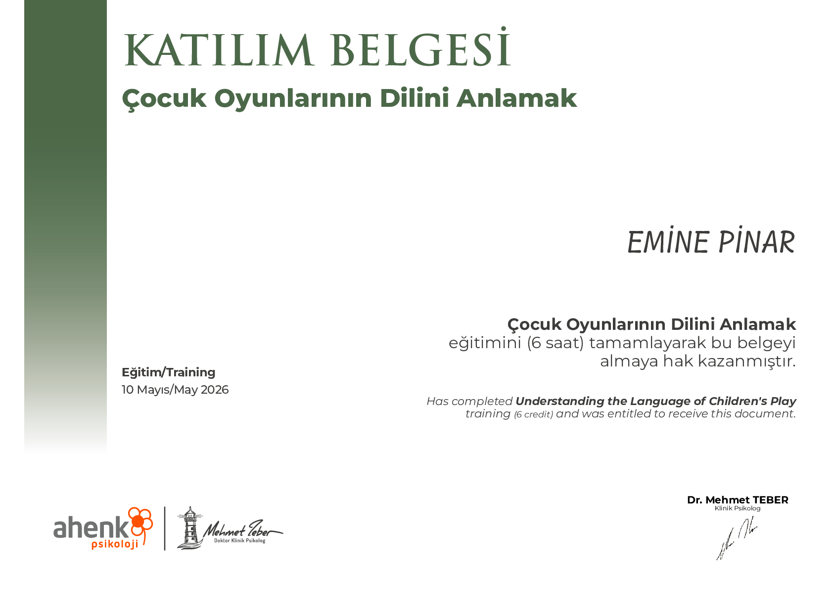 Çalışma ortamı 3