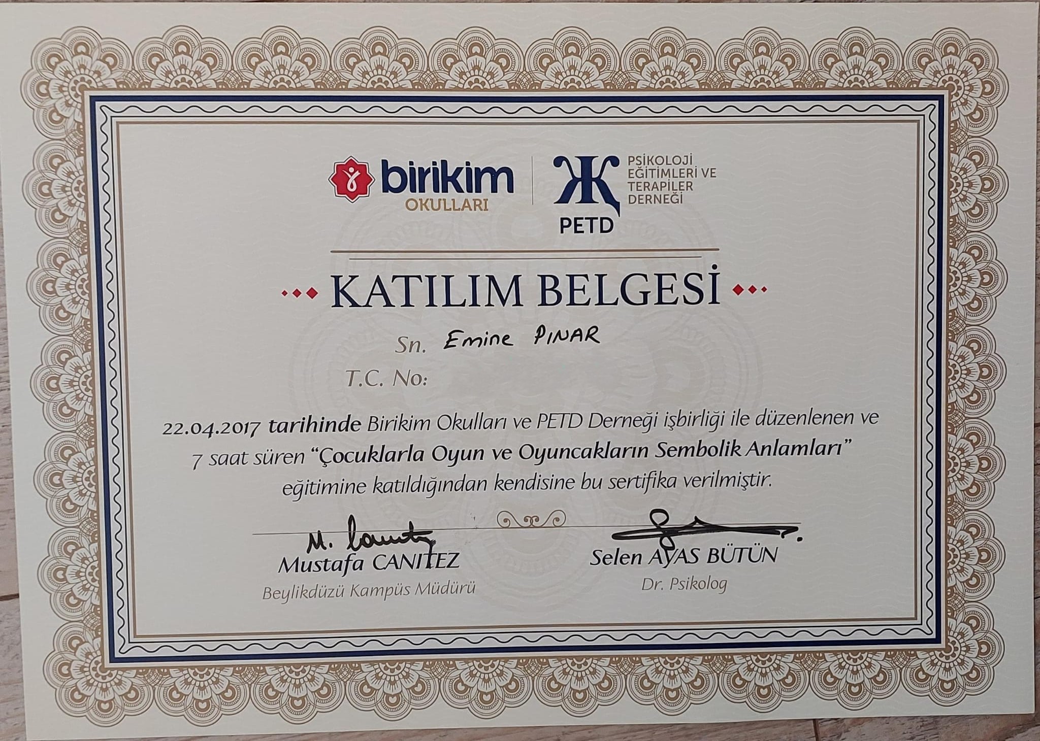 Çalışma ortamı 6