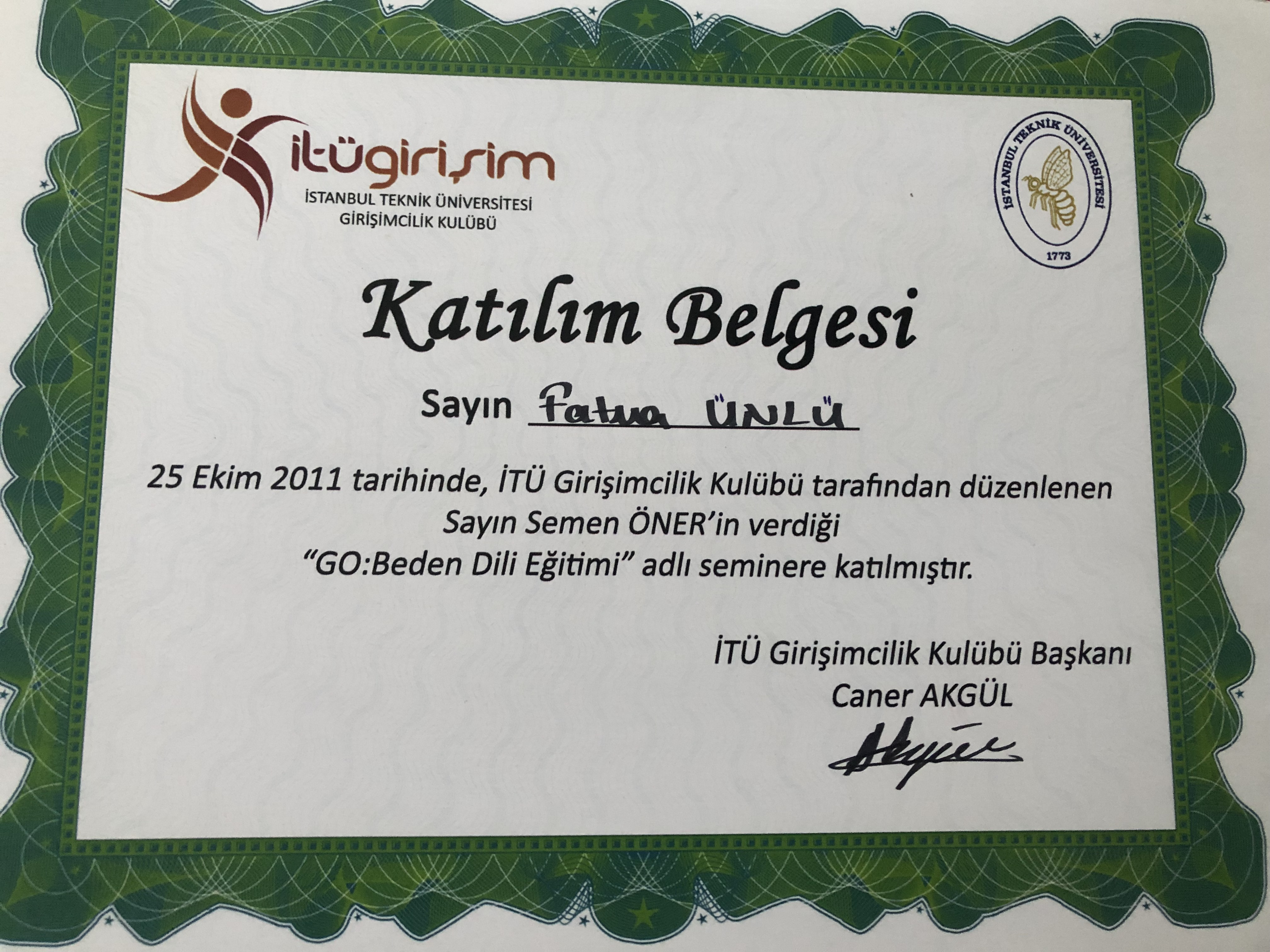 Çalışma ortamı 3