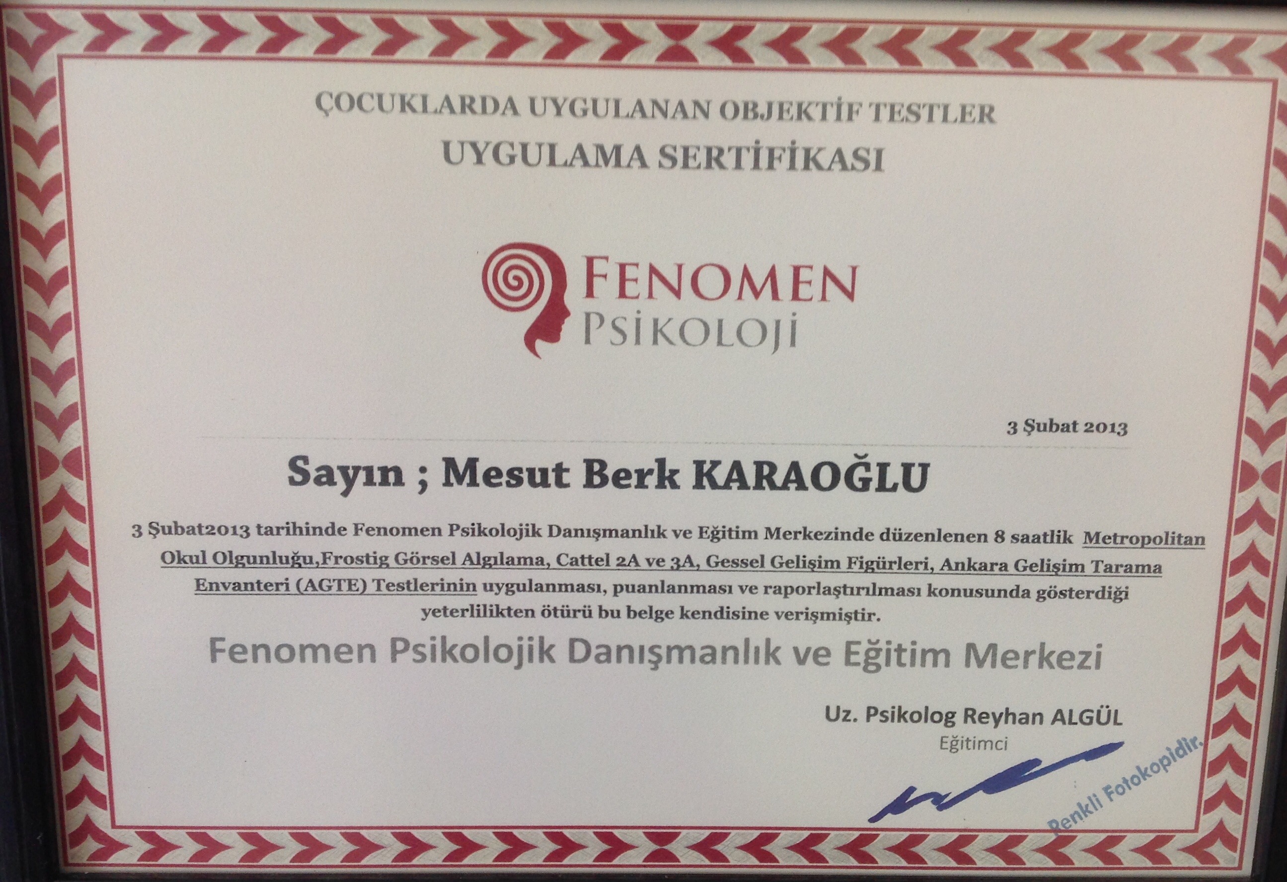 Çalışma ortamı 1