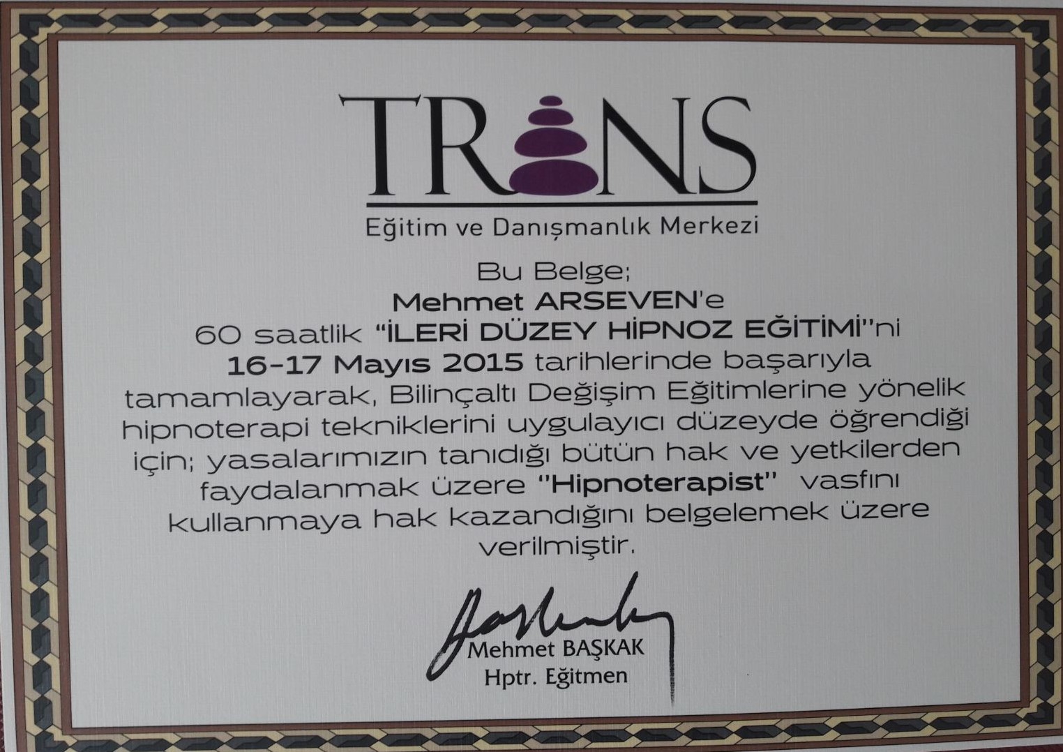 Çalışma ortamı 1
