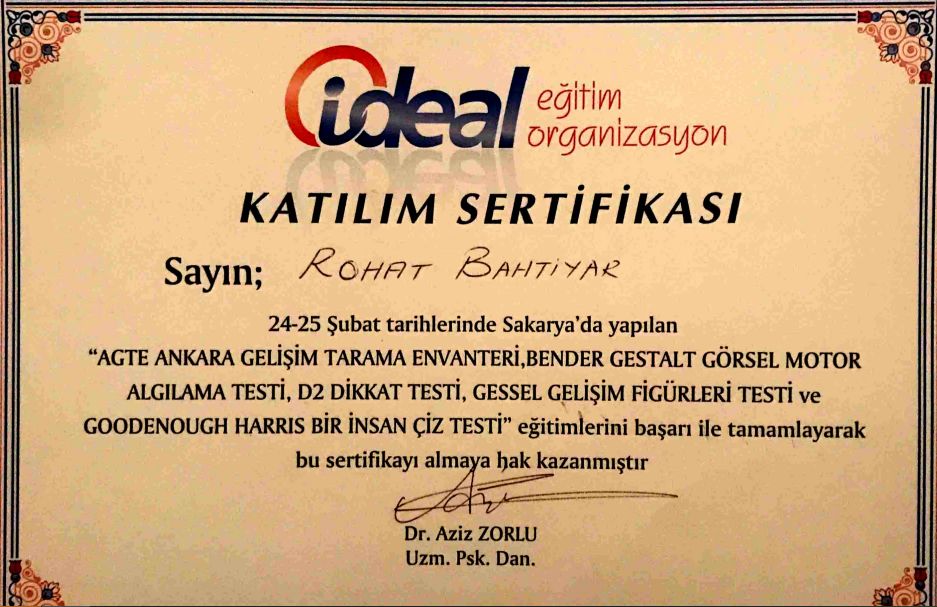 Çalışma ortamı 1