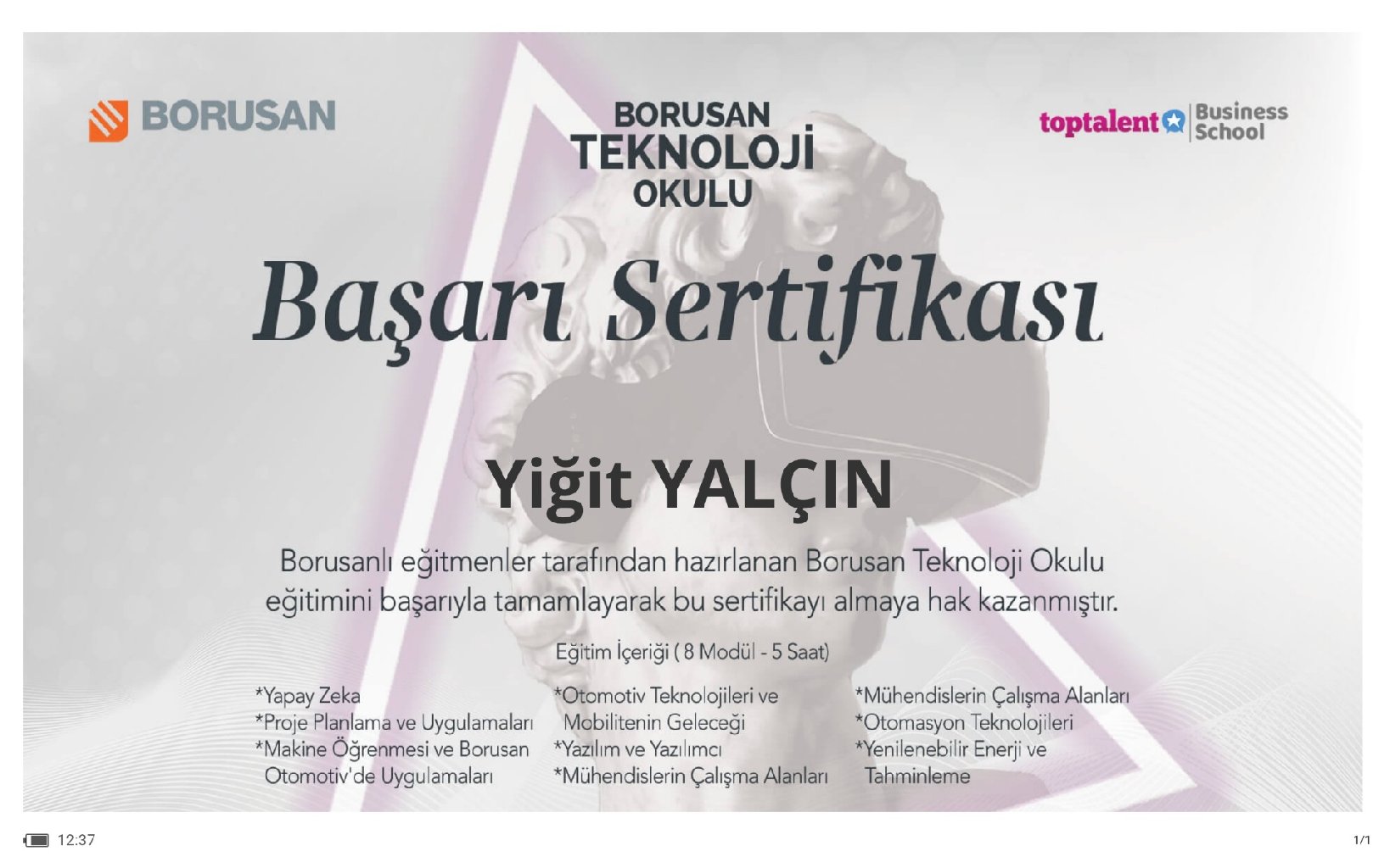Çalışma ortamı 1