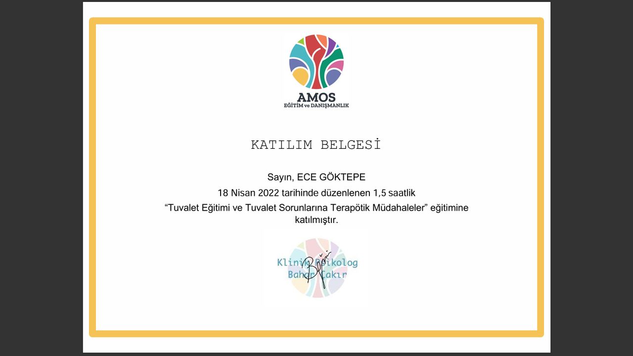 Çalışma ortamı 1