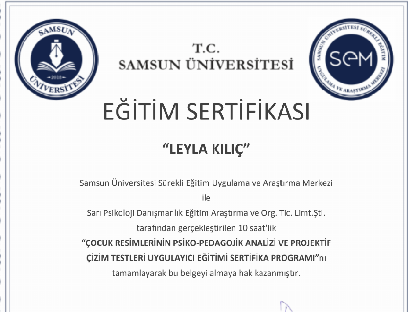 Çalışma ortamı 6