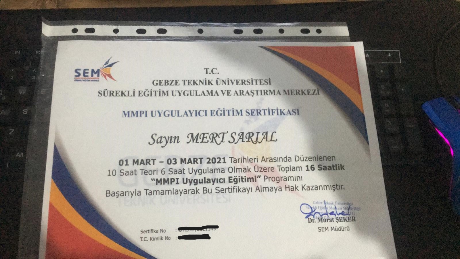 Çalışma ortamı 1