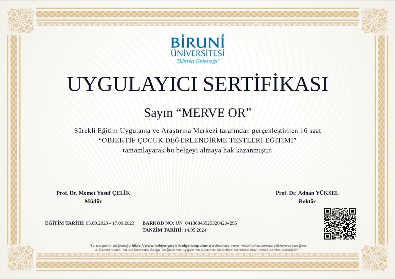 Çalışma ortamı 6