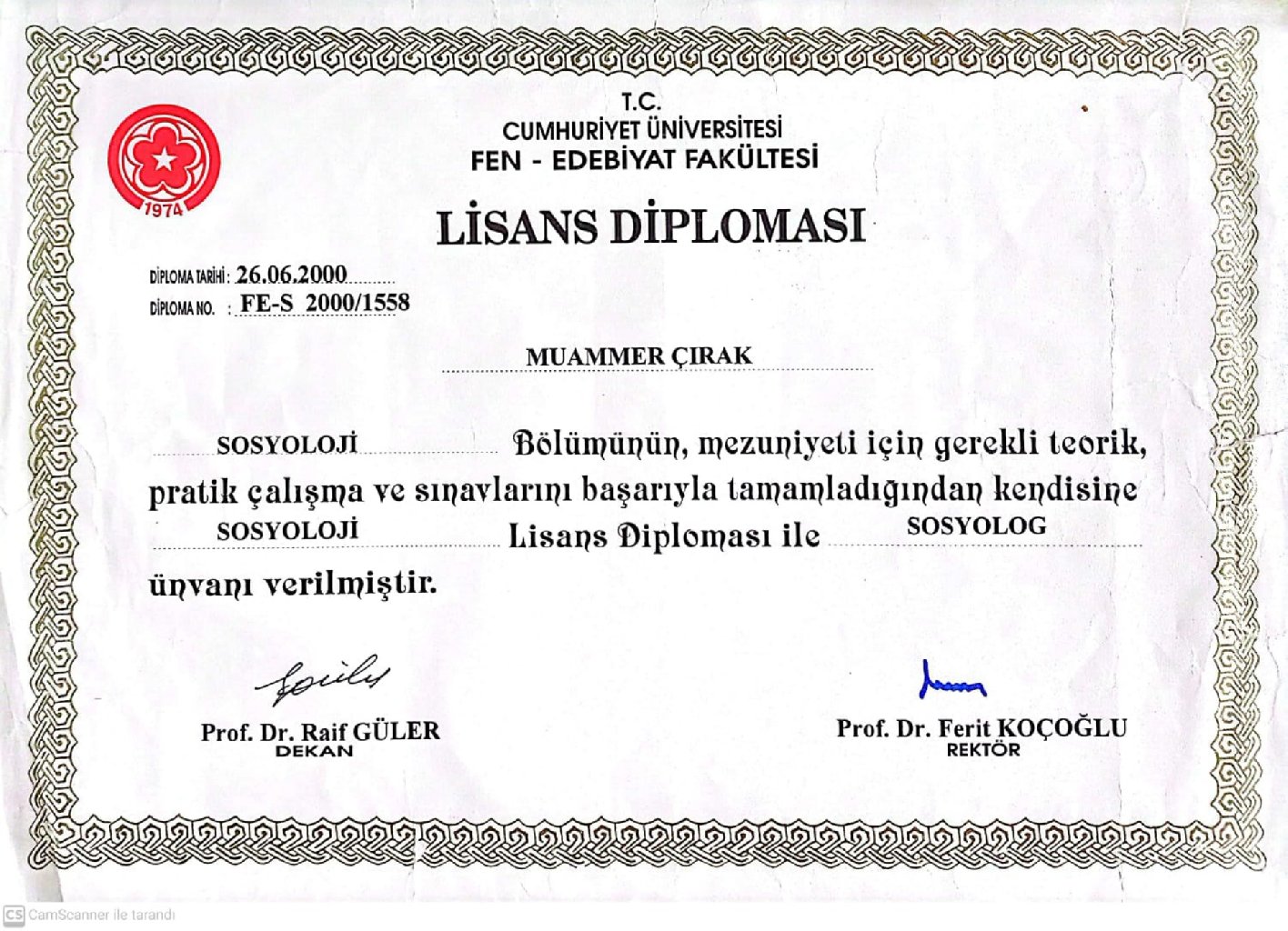 Çalışma ortamı 1