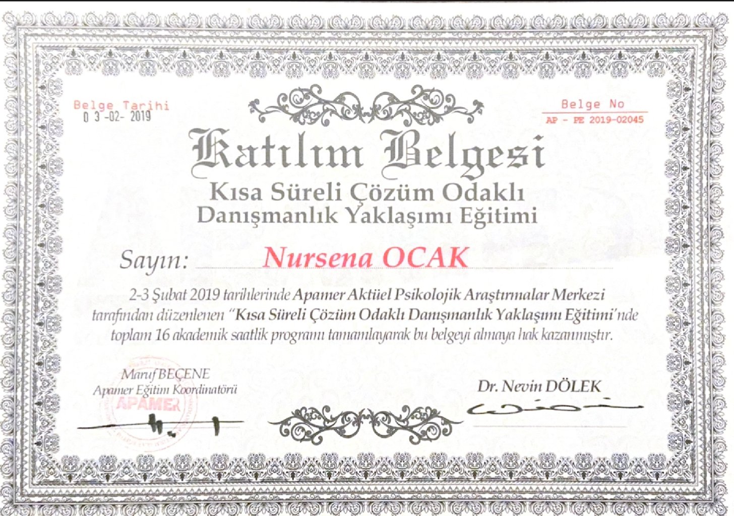 Çalışma ortamı 1
