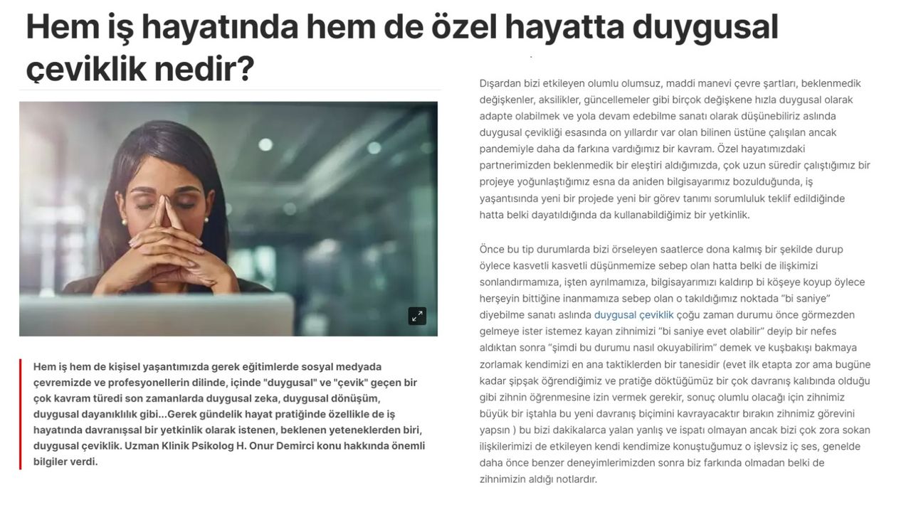Çalışma ortamı 1